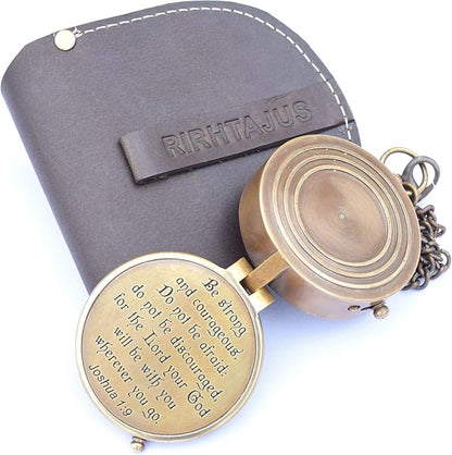 Engraved Compass for Confirmation Gifts, Baptism Gifts, Best Easter, Birthday Gifts, Graduation Gifts, Wedding Gifts, Religious Gifts for Men