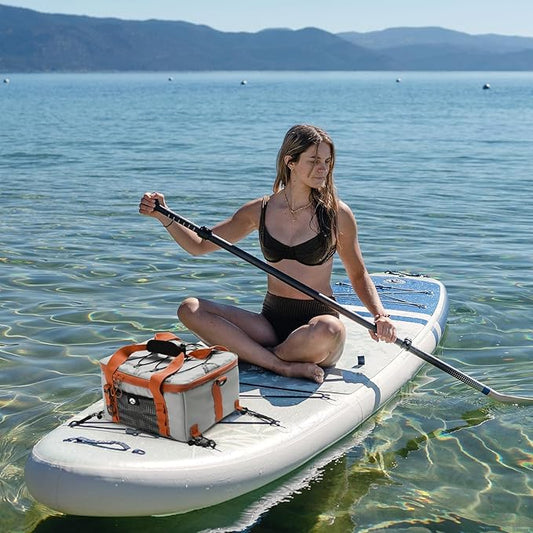 Paddle Board Cooler, Paddleboard Cooler Deck Bag with Detachable Bottle Opener, Paddle Board Accessories, Sup Cooler Bag for Beach, Camping, Kayaking, Travel