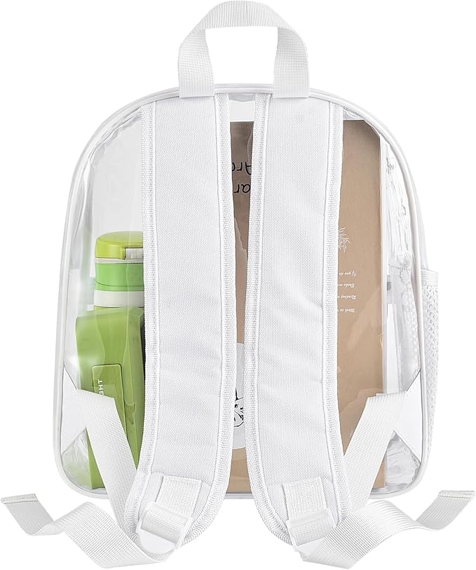 Oraben Clear Backpack for Stadium Events Stadium Backpack Waterproof 12x6x12 Clear Bag for Adult Concert Sport Work