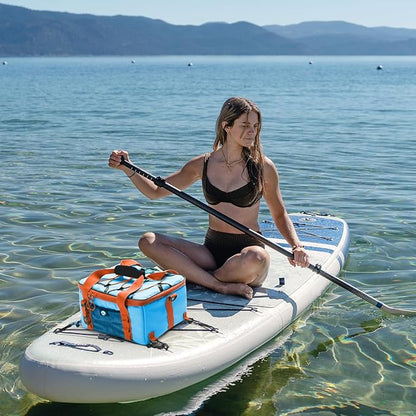 Paddle Board Cooler, Paddleboard Cooler Deck Bag with Detachable Bottle Opener, Paddle Board Accessories, Sup Cooler Bag for Beach, Camping, Kayaking, Travel