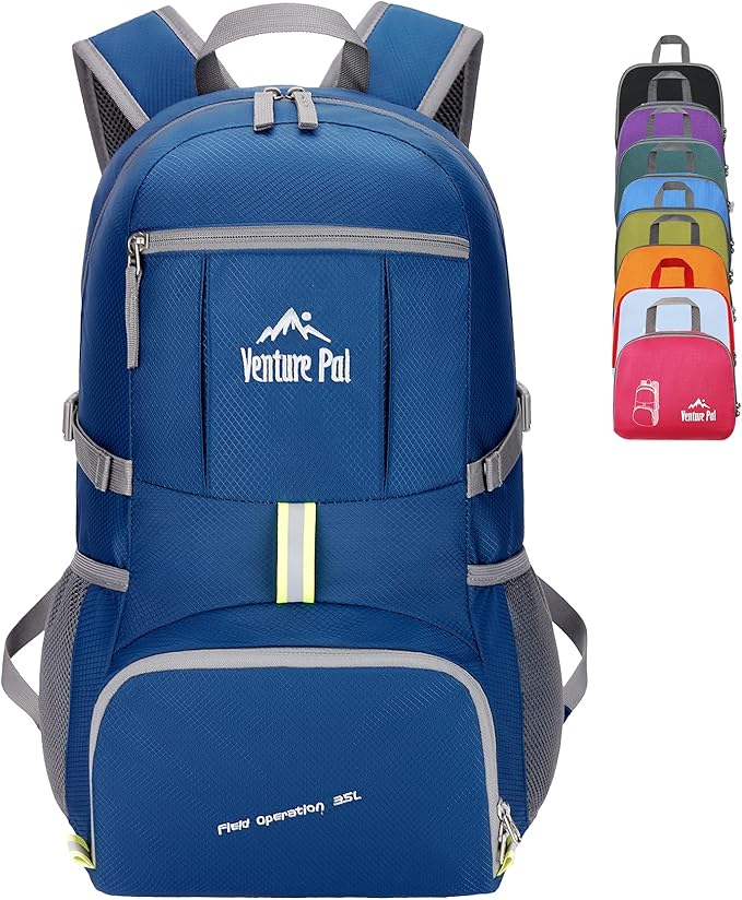 Venture Pal 35L Ultralight Lightweight Packable Foldable Travel Camping Hiking Outdoor Sports Backpack Daypack