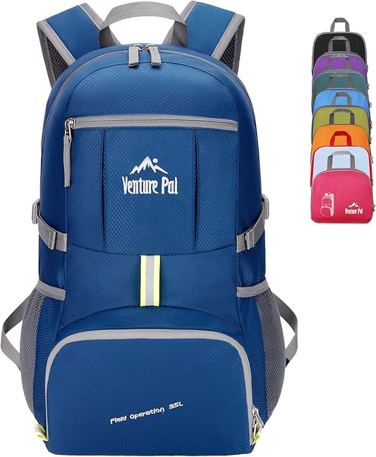 Venture Pal 35L Ultralight Lightweight Packable Foldable Travel Camping Hiking Outdoor Sports Backpack Daypack