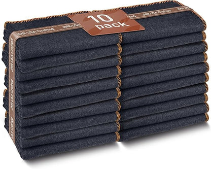 JMR Wool Camping Blanket - Warm Heavy Car Blanket & Camp Quilt - Survival Emergency Blanket Sleeping Outdoors - Multi-Use Wool Blanket for Camping, Car & Home - 70% Wool, Navy, 62X84, Case of 10