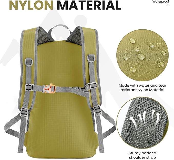 Venture Pal 35L Ultralight Lightweight Packable Foldable Travel Camping Hiking Outdoor Sports Backpack Daypack