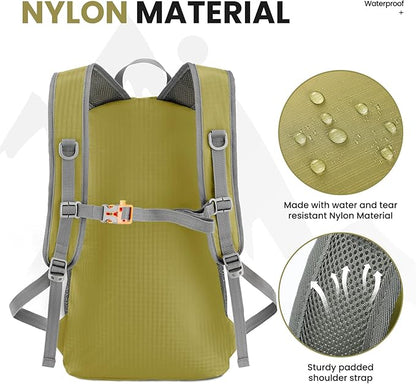Venture Pal 35L Ultralight Lightweight Packable Foldable Travel Camping Hiking Outdoor Sports Backpack Daypack