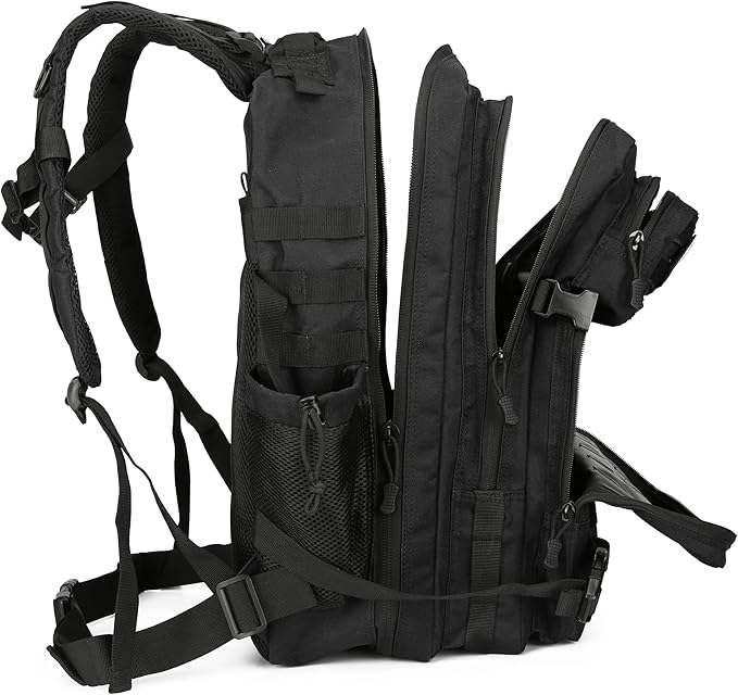 Military Tactical Backpack for Men and Women Army 3 Days Assault Pack Bag Large Rucksack with Molle System for Hiking Cycling Skiing Camping Climbing