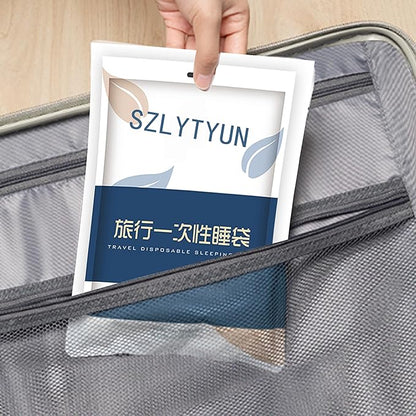 SZLYTYUN Disposable Sleeping BagPortable Sleeping Bag for Traveling and CampingIndividually Wrapped Sleeping Bag, Suitable for Single use