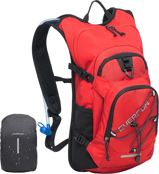 Everfun Hydration Backpack 18L with Water Bladder 2L/3L Hiking Water Backpack Women Men Lightweight Insulation Hydration Day Rucksack for Hiking, Cycling, Running, Festival, Camping