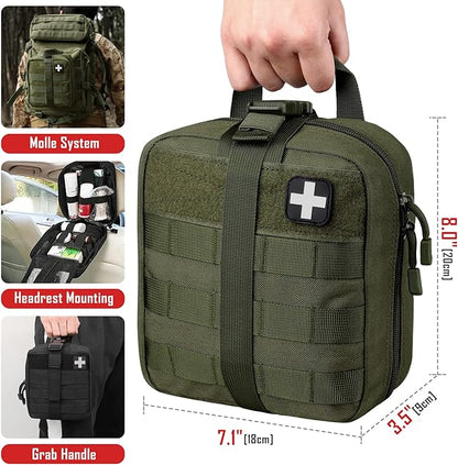 First Aid Bag Empty Medical Ifak Pouch Molle EMT Pouches Rip-Away Tactical Military Trauma Emergency Medic Bag