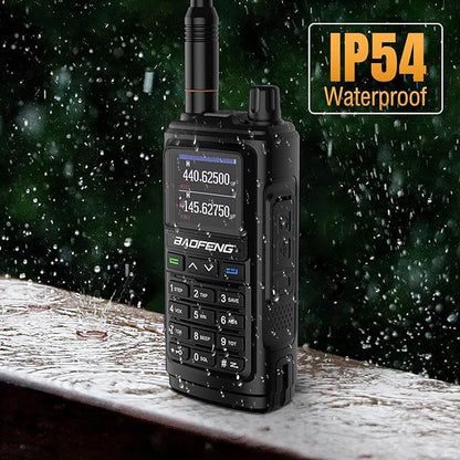 BAOFENG UV-17R Two Way Radio, Dual Band 144-148/420-450Mhz Handheld Ham Radio with 999 Channels Manual DTMF VOX 1800mAh Li-ion Battery, 6 Pack
