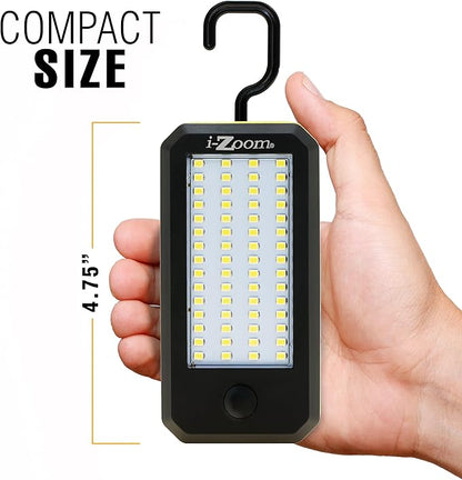 Versa Smart Utlility Light - 900 Lumens Extreme Brightness - 60 SMD Work Light - 4 LED Flashlight - for Camping, Emergency Kit, Auto and Home Repair.