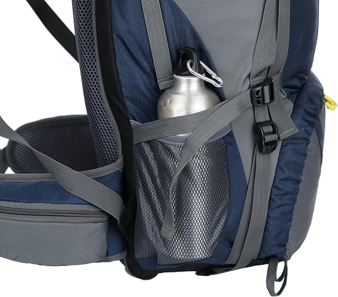 50L Hiking Backpack Men Camping Backpack with rain cover 45l+5l Lightweight Backpacking Backpack Travel Backpack