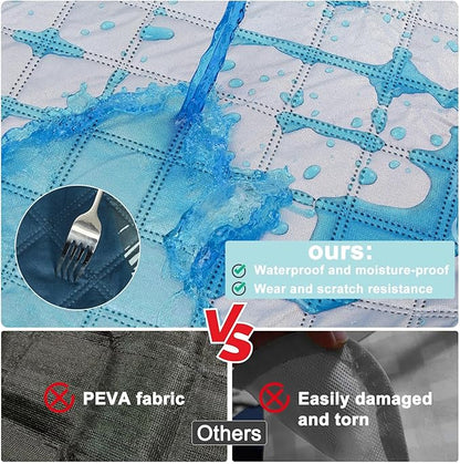 ICOSY Large Picnic Outdoor Blankets, 78" x 59" Beach Camping Blanket Waterproof Sandproof Picnic Camping Mat Camping Gear Essentials