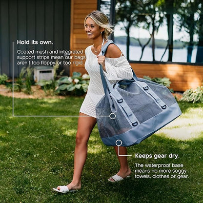 MISSION Boat Gear CASSI Heavy-Duty Outdoor Tote and Waterproof Marine-Grade Mesh Boat Bags