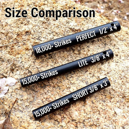 Mini Small Short Ferro Rods Ferrocerium Rod Magnesium Flint and Steel for Kids Boy Scout to Start A Fire in Camping Survival Bushcraft Emergency Training Teaching