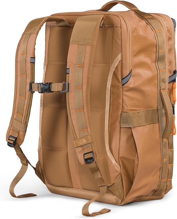 THE NORTH FACE Base Camp Voyager Travel Pack, Almond Butter/Utility Brown/Mandarin, One Size