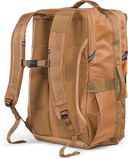 THE NORTH FACE Base Camp Voyager Travel Pack, Almond Butter/Utility Brown/Mandarin, One Size