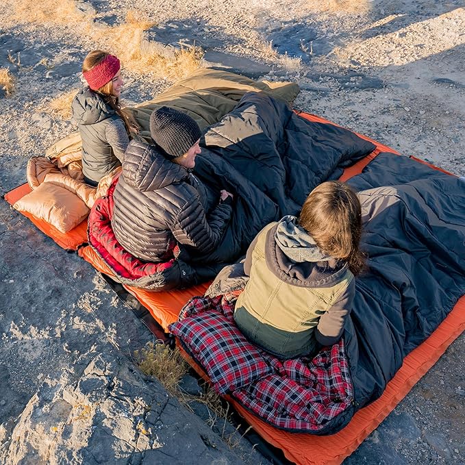 Teton Celsius XXL Sleeping Bag, Cold Weather Sleeping Bags for Adults and Kids, Camping Made Easy and Warm. Compression Sack Included, 35F, 25F, 0F, 20F Degree