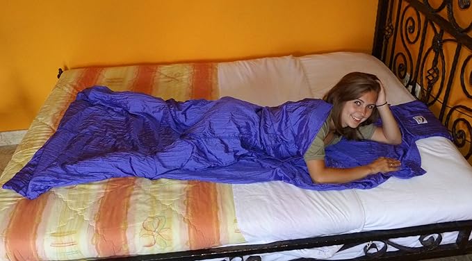 Hammock Bliss Sleep Sack - Travel and Camping Sleeping Sheet - Sleeping Bag Liner and Travel Pillow - Dream in Bliss