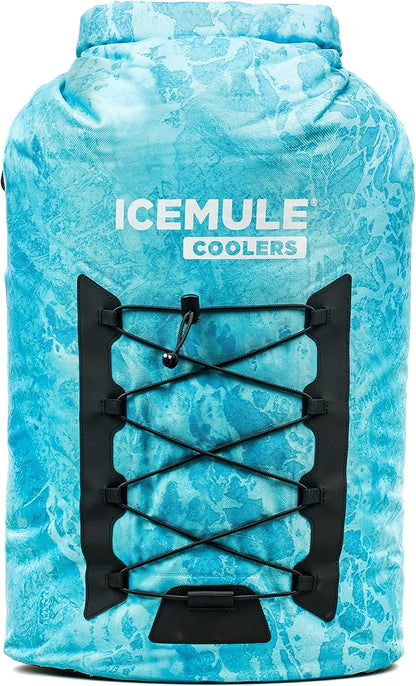 ICEMULE Pro Collapsible Backpack Cooler – Hands Free, 100% Waterproof, 24+ Hours Cooling, Soft Sided Cooler