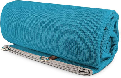 CGEAR Original Sand-Free Outdoor Rug Camping Mat - Water-Resistant & Anti-Fade Material - Military-Grade - Reversible Design - Area Rug for Beach, RV, & Picnics - includes Travel Bag