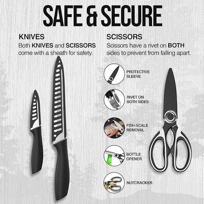 Camp Cooking Utensils | 11 Piece Camping Kitchen | RV Cookware Kit | Travel Grill Set | BBQ Accessories & Essentials for Camper