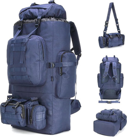 King'sGuard 100L Camping Hiking Backpack Molle Rucksack Military Camping Backpacking Daypack
