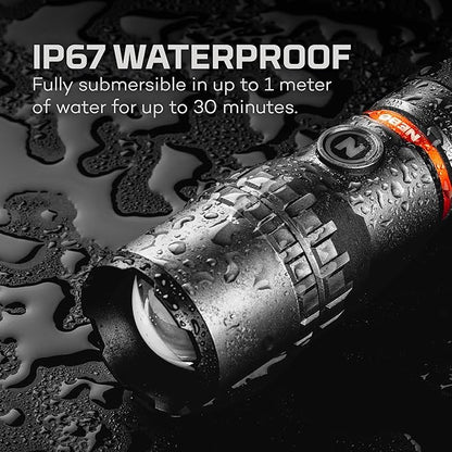 NEBO Slyde King Flashlight, Rechargeable LED Flashlight and Work Light, Bright, Durable, Everday Carry & Camping Flashlight with 4 Light Modes, C.O.B. Work Light and Magnetic Base
