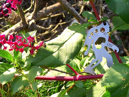 UST Tool-a-Long Multi-Tool Carabiners with Durable, Compact Stainless Steel Construction for Hiking, Kayaking, Camping, Travel and Outdoor Survival