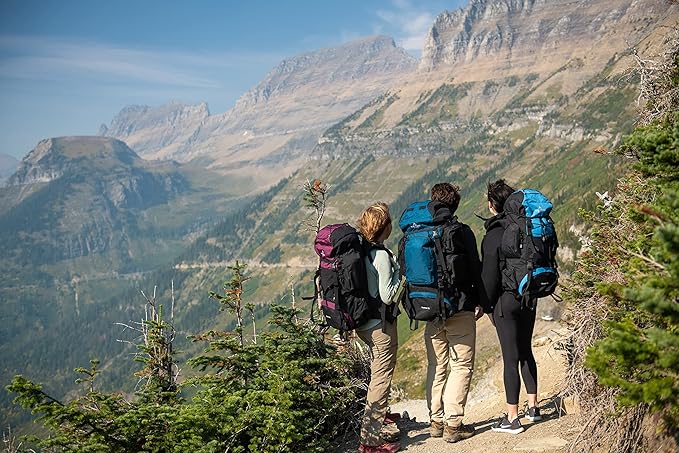 TETON 45L Scout Internal Frame Backpack for Hiking, Camping, Backpacking, Rain Cover Included