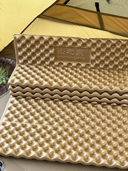 Mountain Spring Polar Bear XL Folding Closed Cell Foam Sleeping Pad R-2.6 | Highest R-Value Thickened Moisture-Proof Closed Cell Foam Camping Sleeping Mat on The Market for Camping Hiking Backpacking