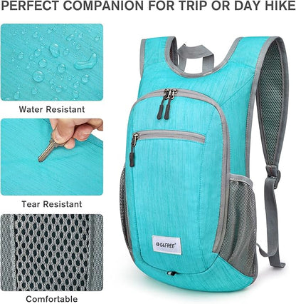 G4Free 10L/15L Hiking Backpack Lightweight Packable Hiking Daypack Small Travel Outdoor Foldable Shoulder Bag