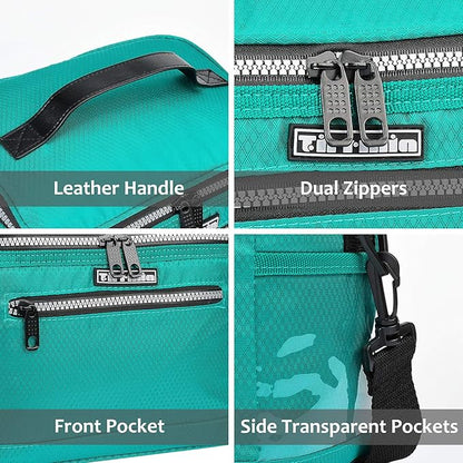 Tirrinia Insulated Lunch Bag for Women Men, Leakproof Thermal Reusable Lunch Box Tote for Adult by Tirrinia, Lunch Cooler for Office Work, Teal