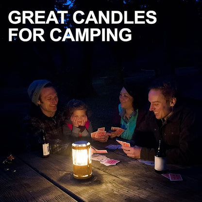 UCO 12-Hour Natural Beeswax Long-Burning Candles for UCO Candle Lanterns and Emergency Preparedness, Made in USA