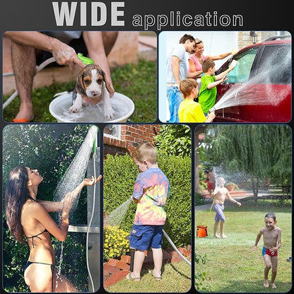 Portable Camping Shower Pump: 6000mA Rechargeable Battery Water Pump for Traveling Hiking - Camp Bucket Shower Head for Outdoor