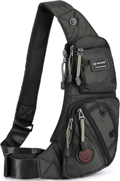 NICGID Sling Bag Chest Shoulder Backpack Crossbody Bags Casual Daypack for Men Women