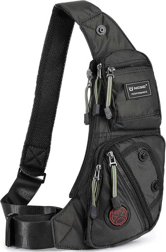 NICGID Sling Bag Chest Shoulder Backpack Crossbody Bags Casual Daypack for Men Women
