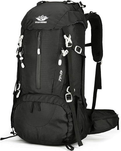 50L Hiking Backpack Men Camping Backpack with rain cover 45l+5l Lightweight Backpacking Backpack Travel Backpack