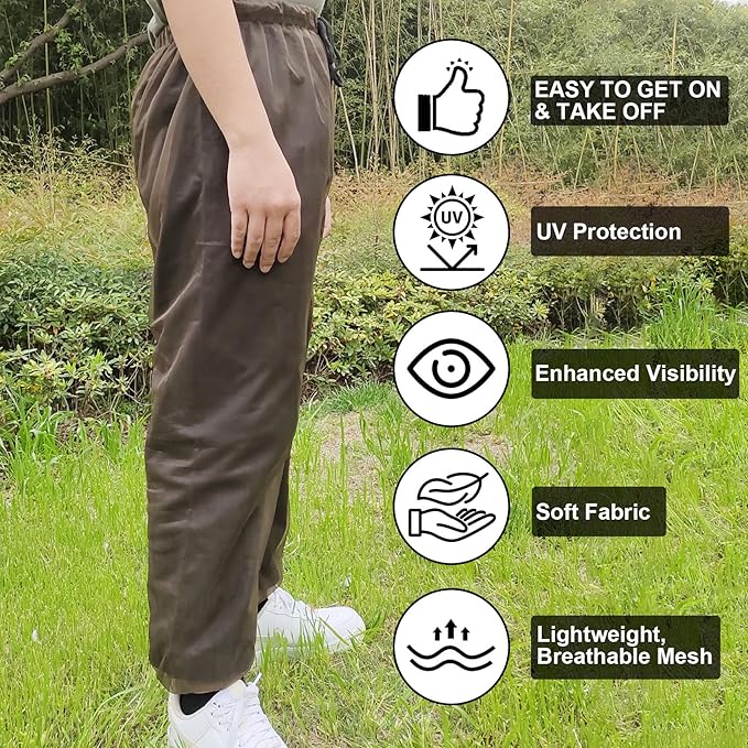 Aventik No-See-Um Mesh Mosquito Suit, Pants & Jacket Set for Outdoor, Multiple Sizes to Fit Everyone Stay Safe and Cool