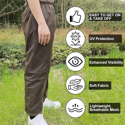 Aventik No-See-Um Mesh Mosquito Suit, Pants & Jacket Set for Outdoor, Multiple Sizes to Fit Everyone Stay Safe and Cool