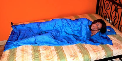 Hammock Bliss Sleep Sack - Travel and Camping Sleeping Sheet - Sleeping Bag Liner and Travel Pillow - Dream in Bliss