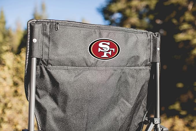 PICNIC TIME NFL Outlander Folding Camping Cooler, Heavy Duty Beach Chair