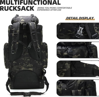 100L Camping Hiking Backpack Molle Rucksack Military Camping Backpacking Daypack