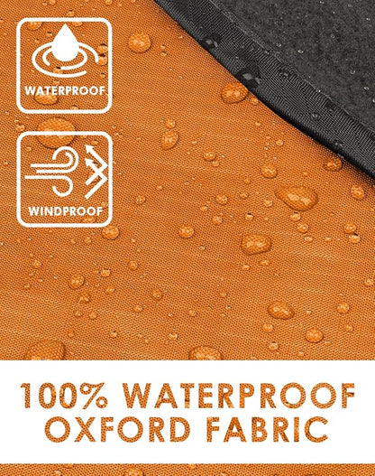 DUKUSEEK Hooded Outdoor Blanket, Extra Large (79"x 59") Waterproof Camping Blanket, Quilted Fleece, Warm, Windproof, Sand Proof, Portable and Wear-Resistant, for Sports, Picnic, Hiking, Travel…