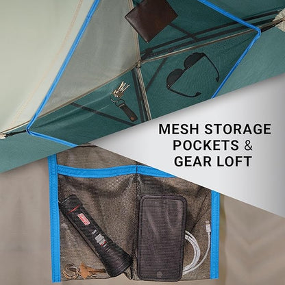 Coleman Skydome Tent with 5 Minute Setup,Weatherproof Tent with Rainfly & Carry Bag, 20% More Headroom Than Traditional Canopies