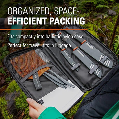 GSI Outdoors, Santoku Knife Set, For Camping, Grey