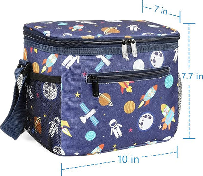 Tirrinia Insulated Lunch Box for Men/Women, Leakproof Thermal Lunch Bag for Office Picnic Work Beach Camping,Reusable Lunch Cooler Tote for Adult, Space