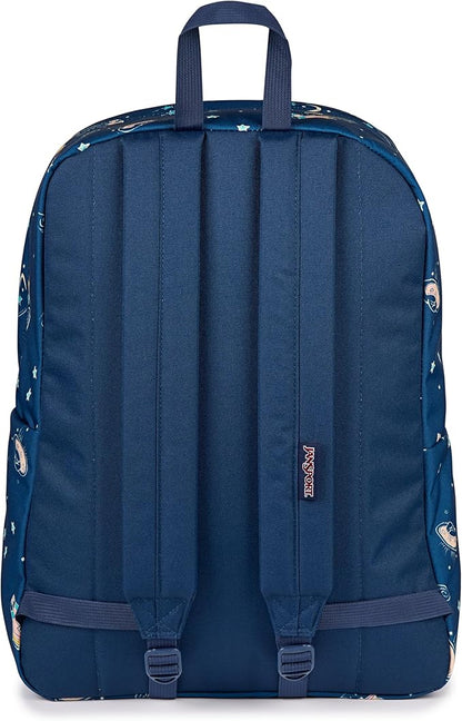 JanSport SuperBreak One Backpack - Durable, Lightweight Bag with 1 Main Compartment, Front Utility Pocket with Built-in Organizer, Premium Backpack, Vortex Voyage
