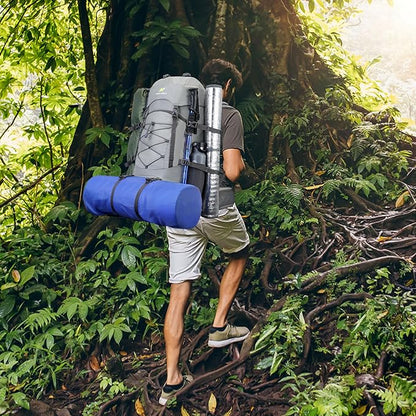 N NEVO RHINO Waterproof Hiking Backpack 50L/60L, Camping Backpack with Rain Cover, Hiking Travel Mountaineering Backpack