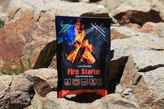 Instafire Granulated Fire Starter, All Natural, Eco-Friendly, Lights up to 48 Total Fires in Any Weather, Awarded 2017 Fire Starter of The Year